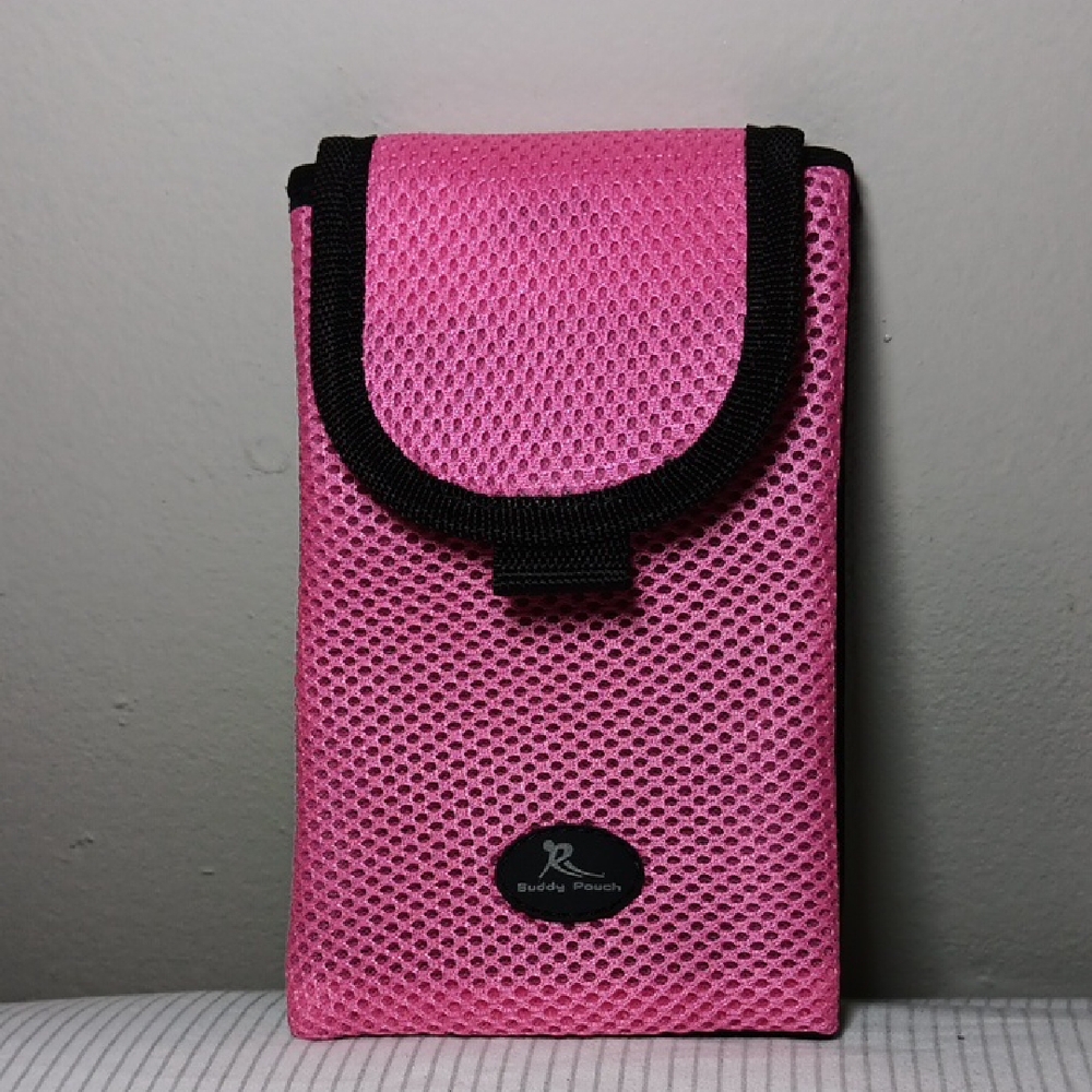 Running Buddy Mini Magnetic Pink Mesh Phone Holder